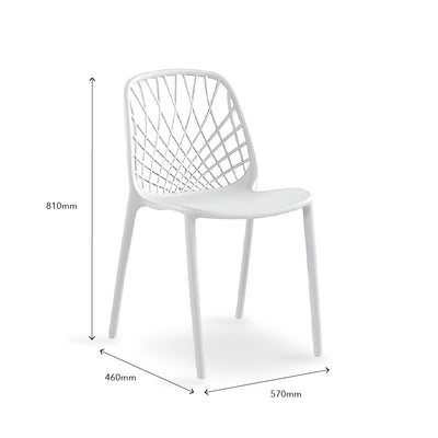 EDA Cafe Chair White