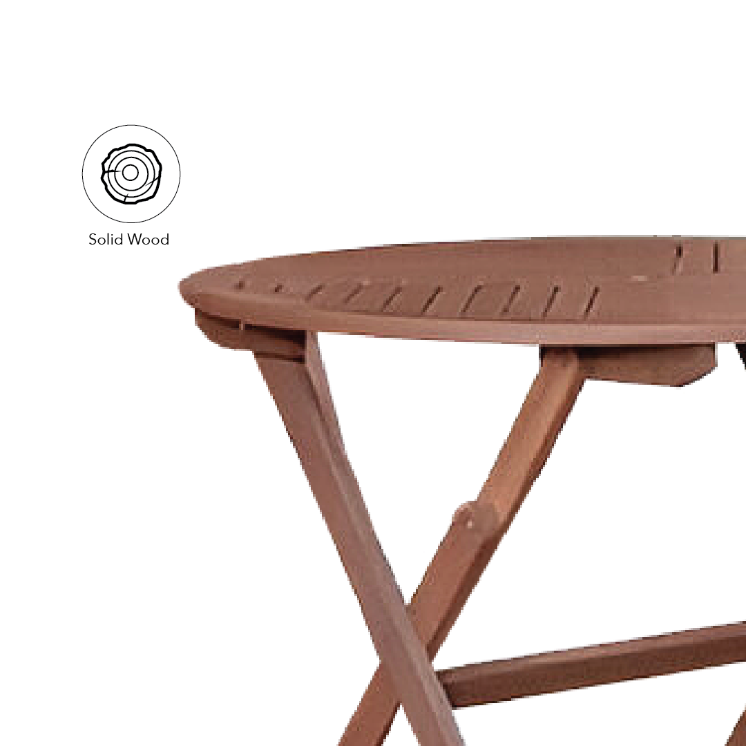 EDEN II Garden Set with Foldable Arm Chair