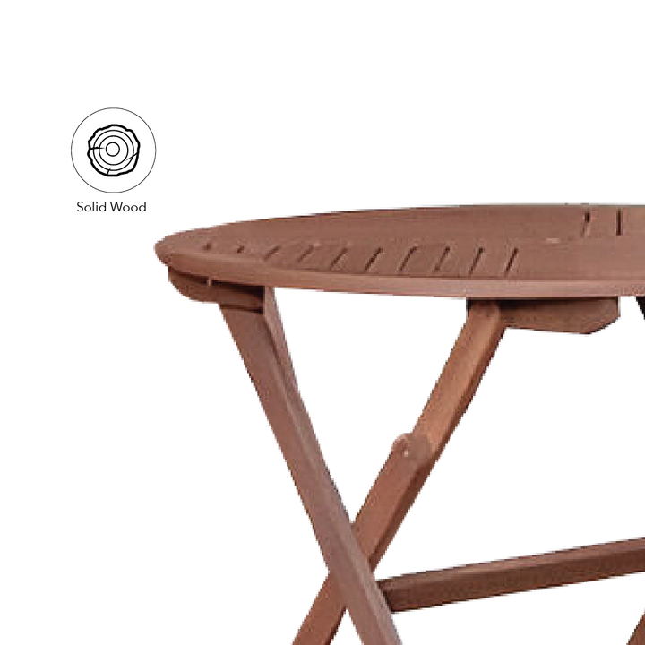 EDEN II Garden Set with Foldable Arm Chair