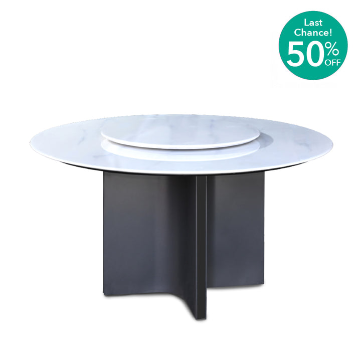 EIRIAN Crystal Marble Dining Table