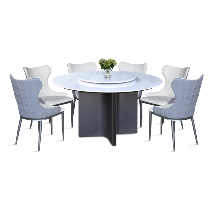 EIRIAN Crystal Marble Dining Table