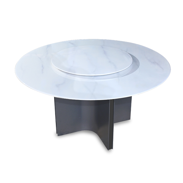 EIRIAN II Crystal Marble Dining Set