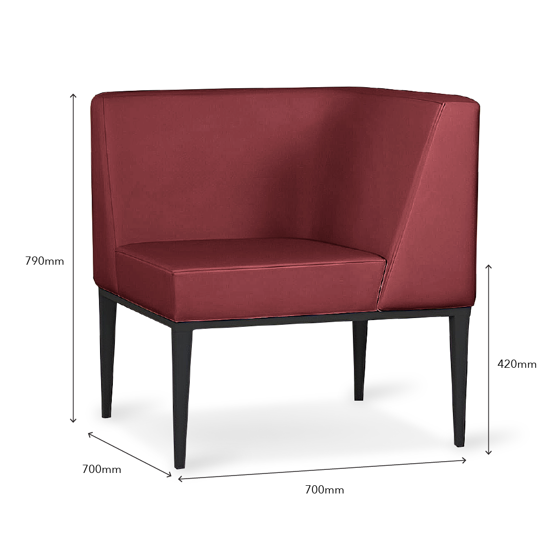 ELGO 1 Seater Sofa with Left Armrest