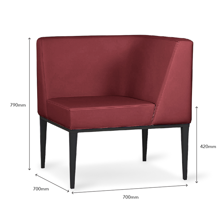 ELGO 1 Seater Sofa with Left Armrest