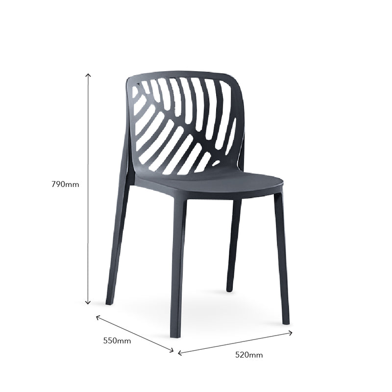 ELIA Cafe Chair Dark Grey