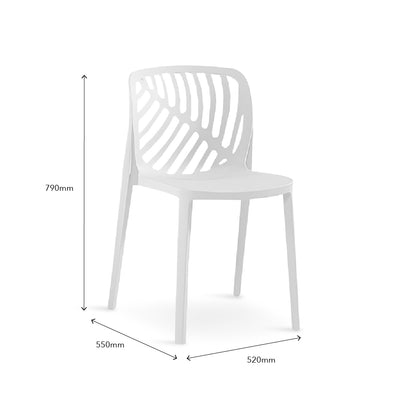 ELIA Cafe Chair White