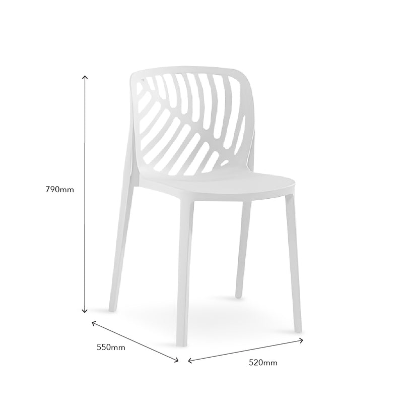 ELIA Cafe Chair White