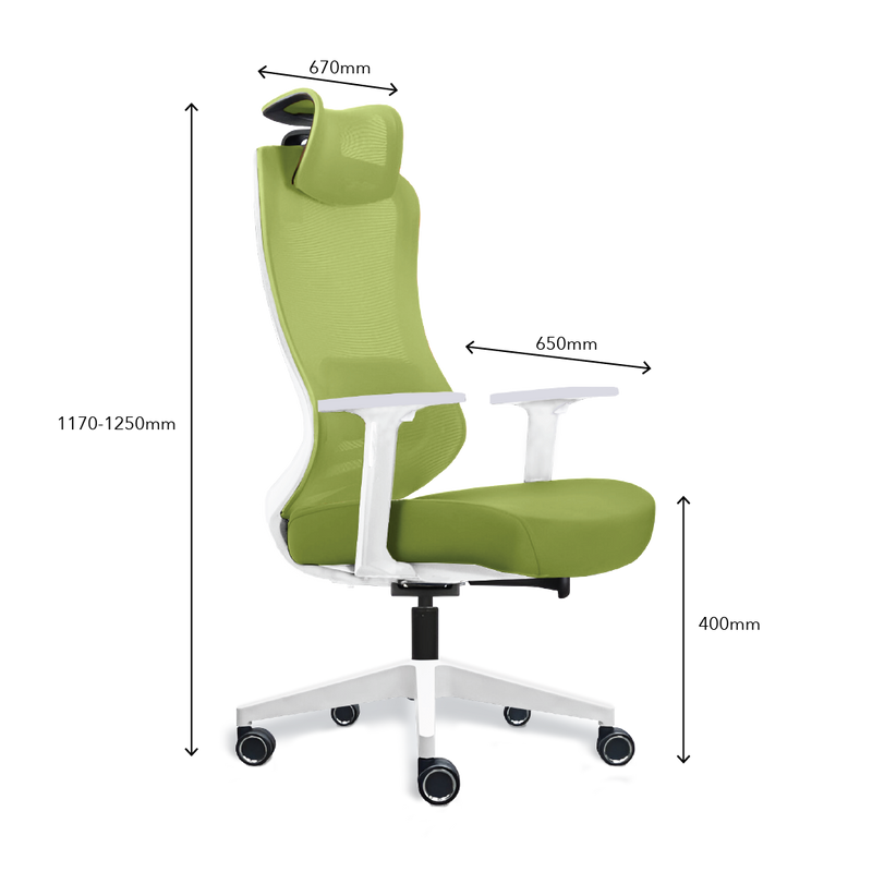 ELITE High Back Chair Apple Green