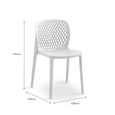 ELS Cafe Chair White