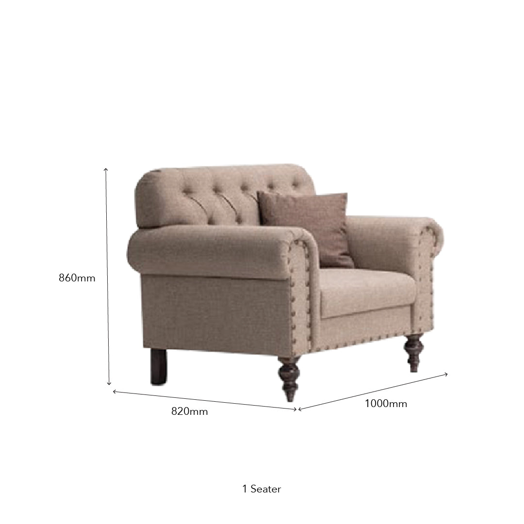 ELVIRA Chesterfield Sofa Set