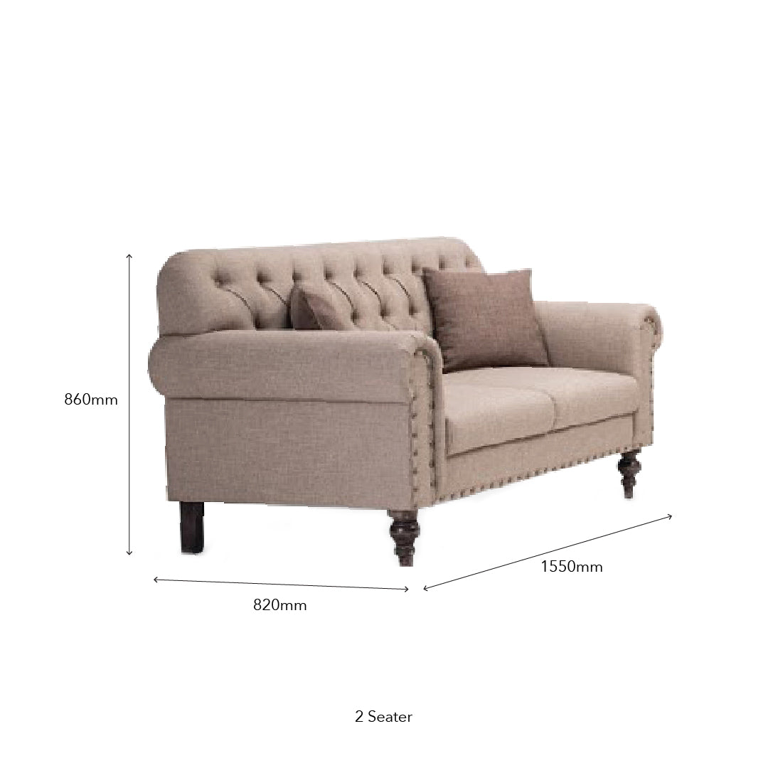 ELVIRA Chesterfield Sofa Set