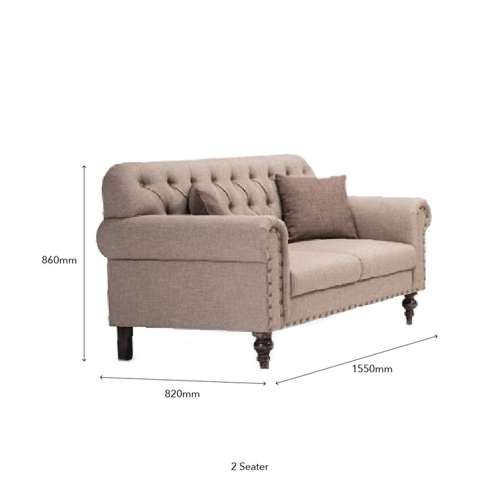 ELVIRA Chesterfield Sofa Set