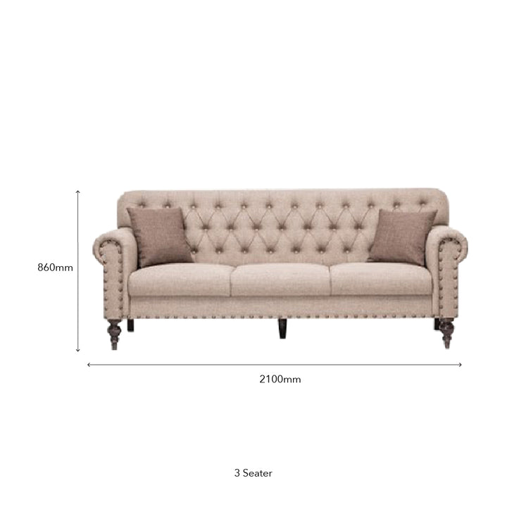 ELVIRA Chesterfield Sofa Set