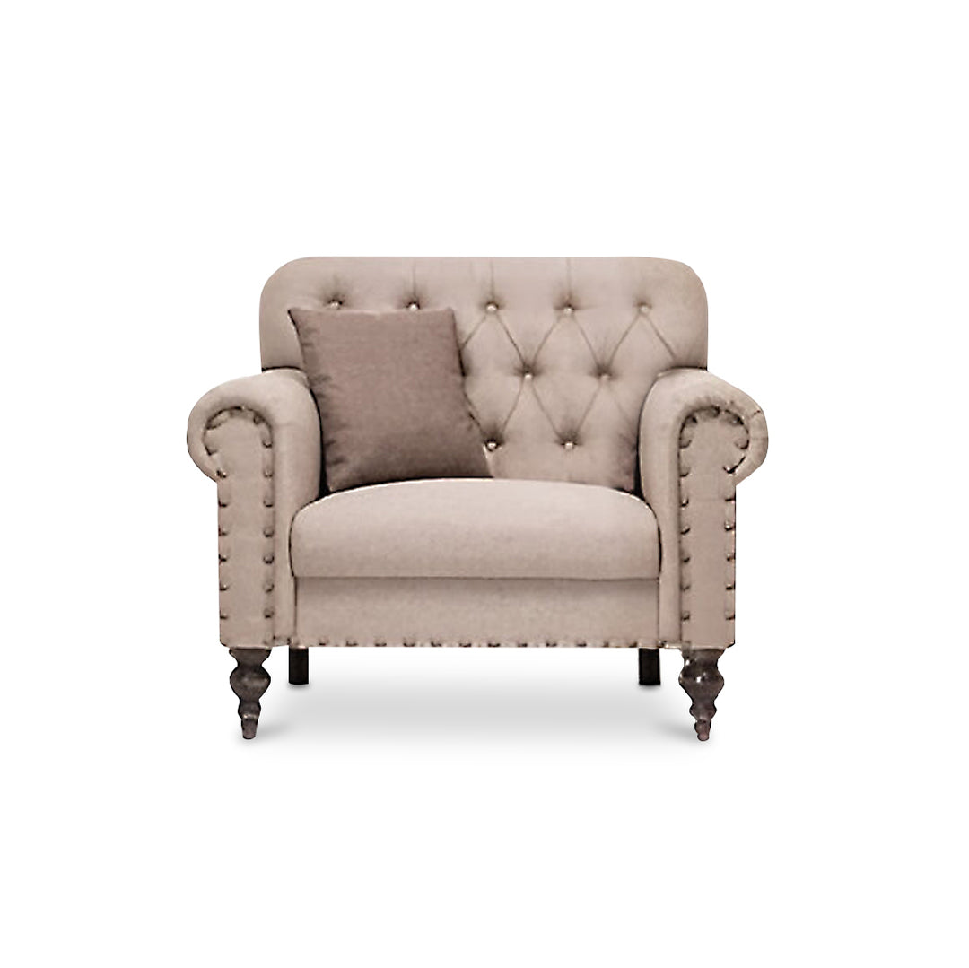 ELVIRA Chesterfield 1 Seater Sofa