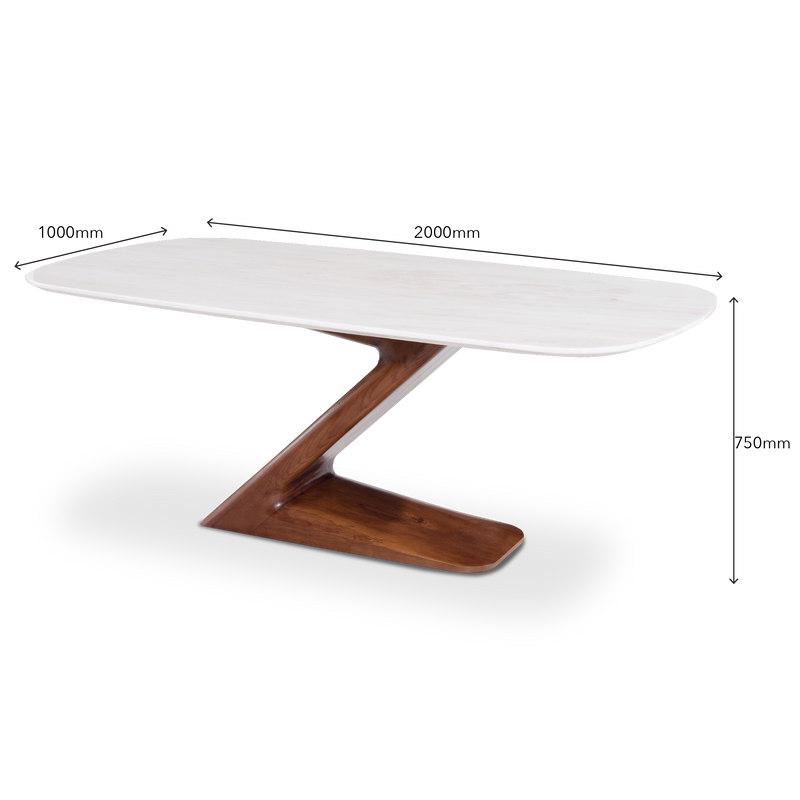 EQUILI Natural Marble Dining Table