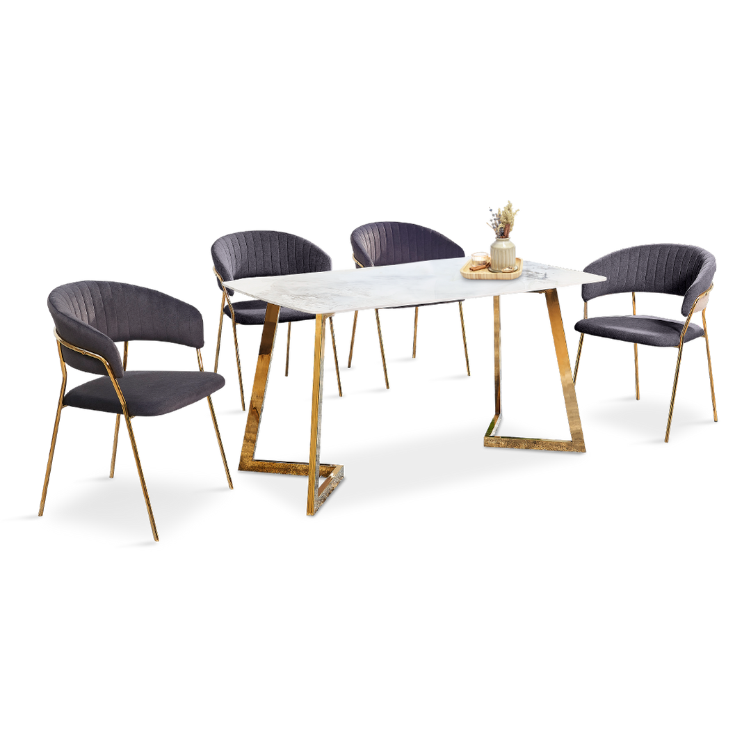 ESME Sintered Stone Dining Set