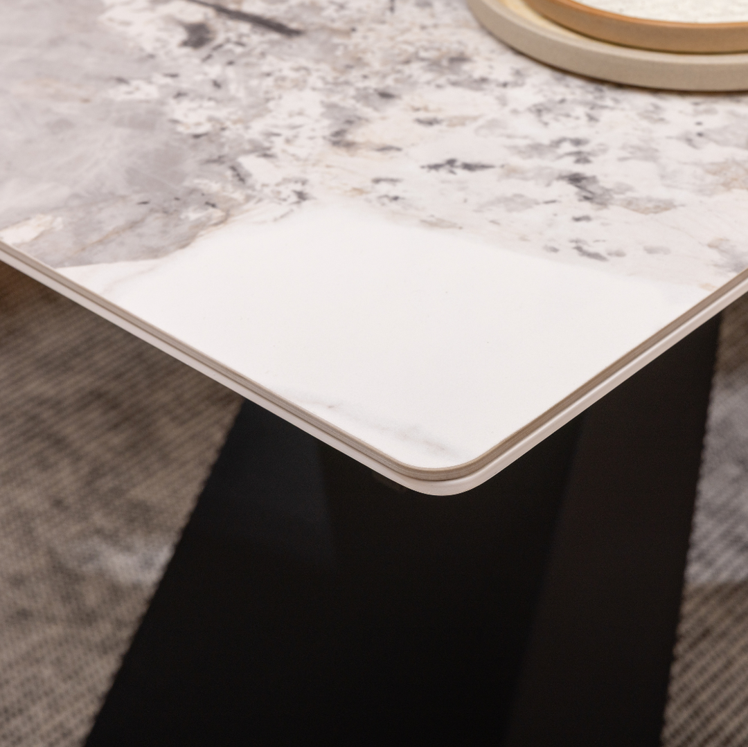 ETHAN Extendable Dining Set Beige
