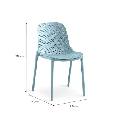 EVA Cafe Chair Blue