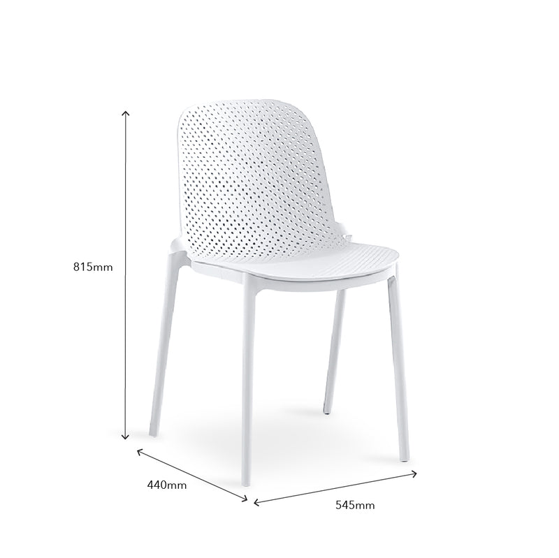 EVA Cafe Chair White