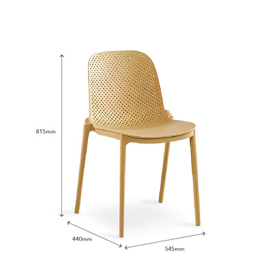 EVA Cafe Chair Yellow