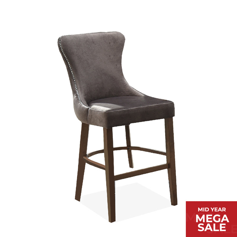 EVERETT Bar Chair Fossil Brown