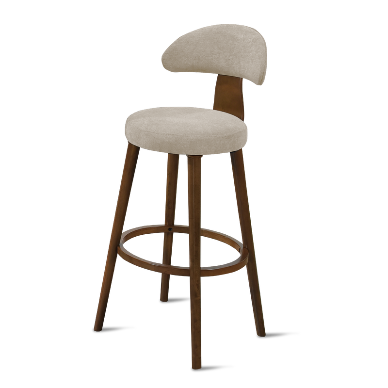 EVERLEY Bar Chair Brown