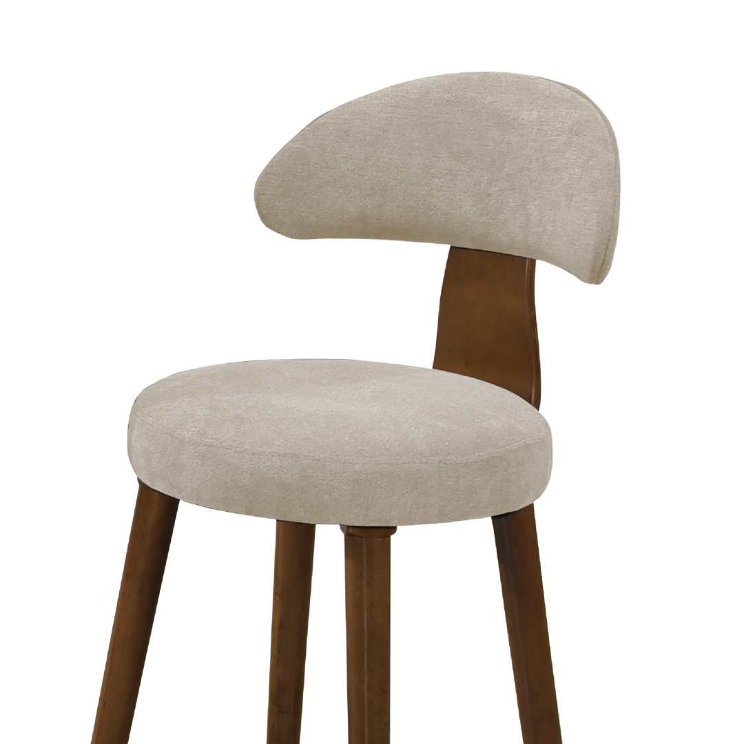 EVERLEY Bar Chair Brown