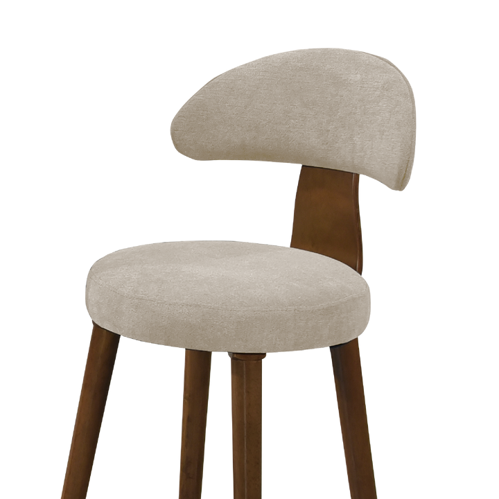 EVERLEY Bar Chair Brown