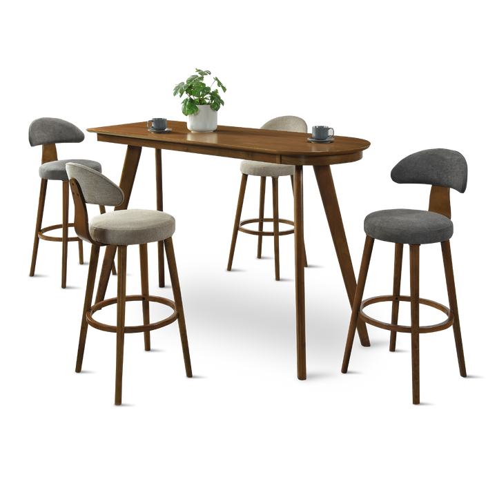 EVERLEY Bar Chair Grey