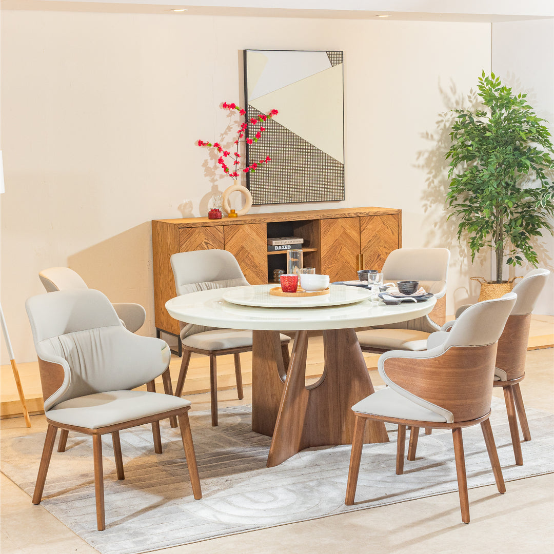 EXOC Marble Dining Set