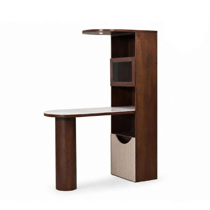 EAN Bar Counter with Storage Cabinet
