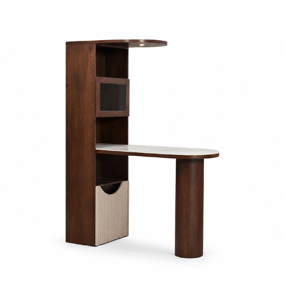 EAN Bar Counter with Storage Cabinet