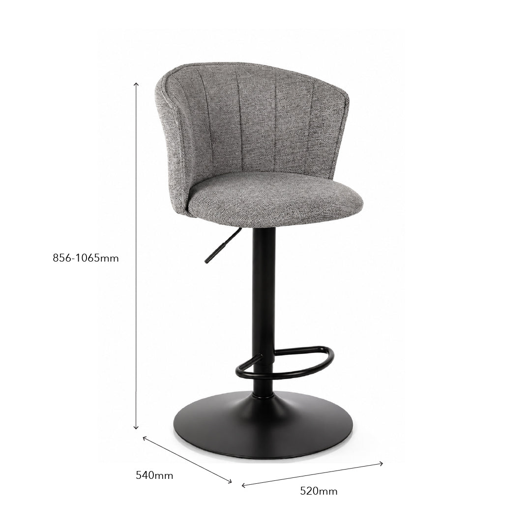 EANNES Bar Chair Dark Grey