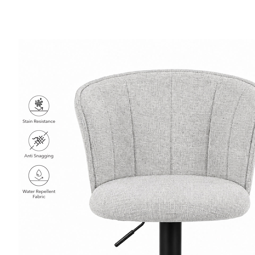 EANNES Bar Chair Light Grey
