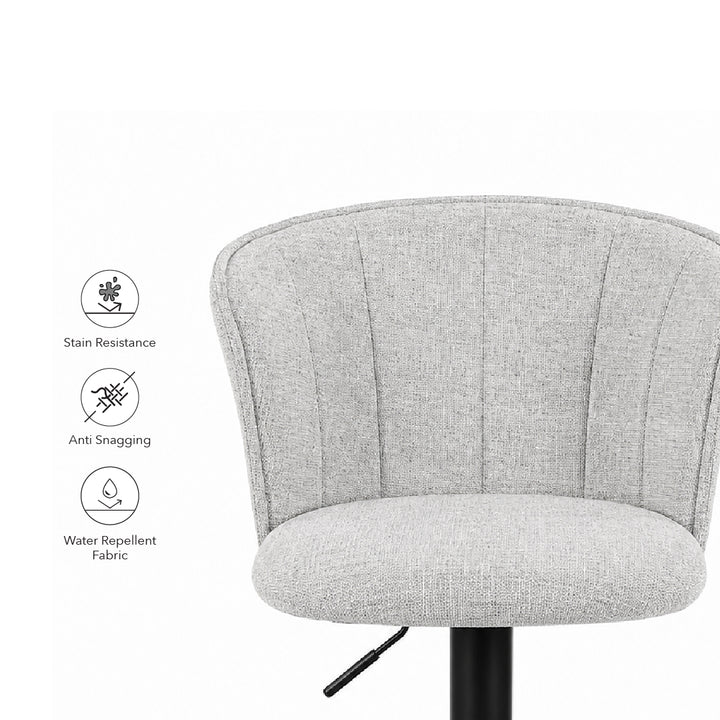 EANNES Bar Chair Light Grey