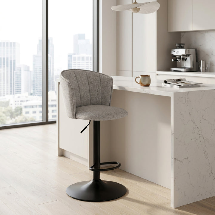 EANNES Bar Chair Light Grey