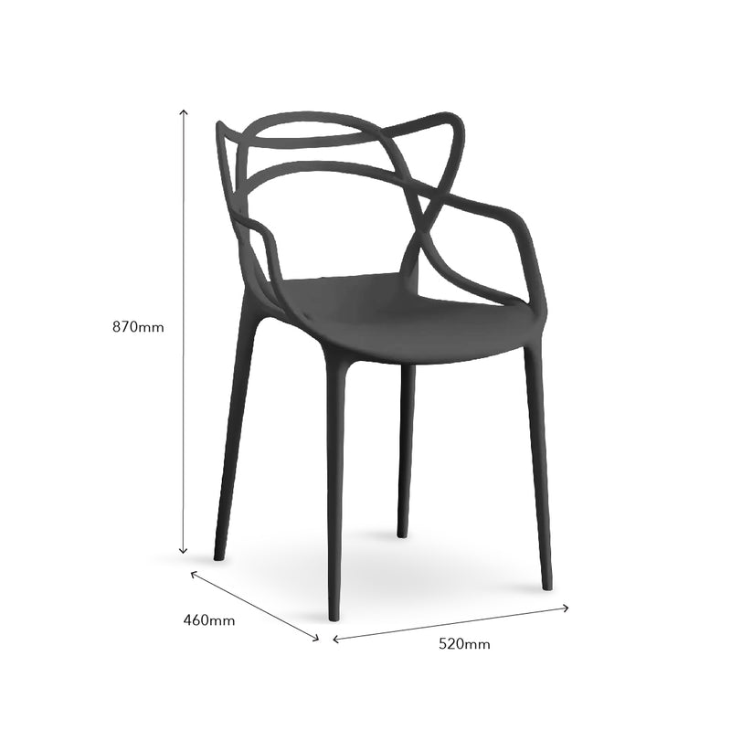 EARL Cafe Chair Black