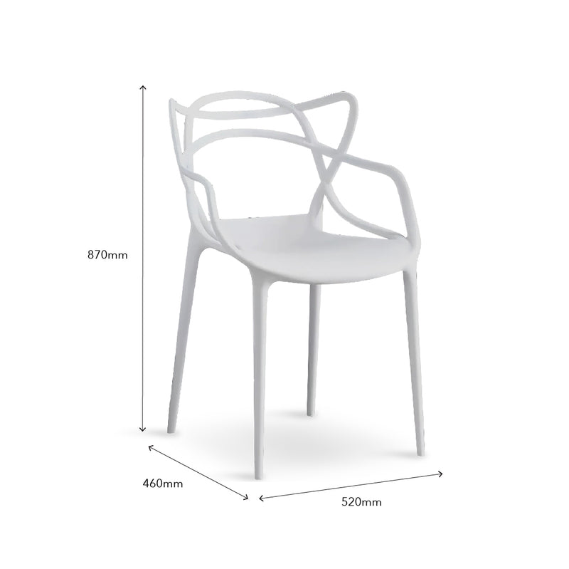 EARL Cafe Chair White