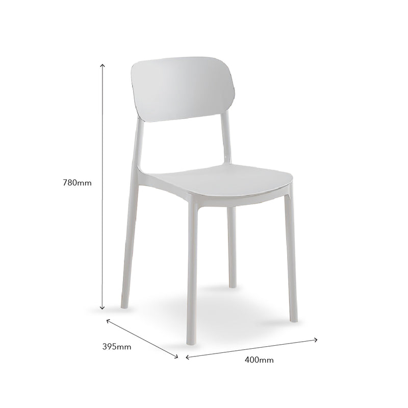 EBBA Cafe Chair White