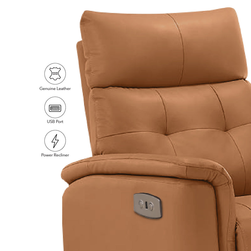 EDNA Power Recliner Tangerine