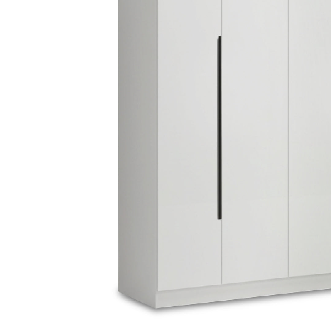 EDOX White High Gloss 4 Door Wardrobe