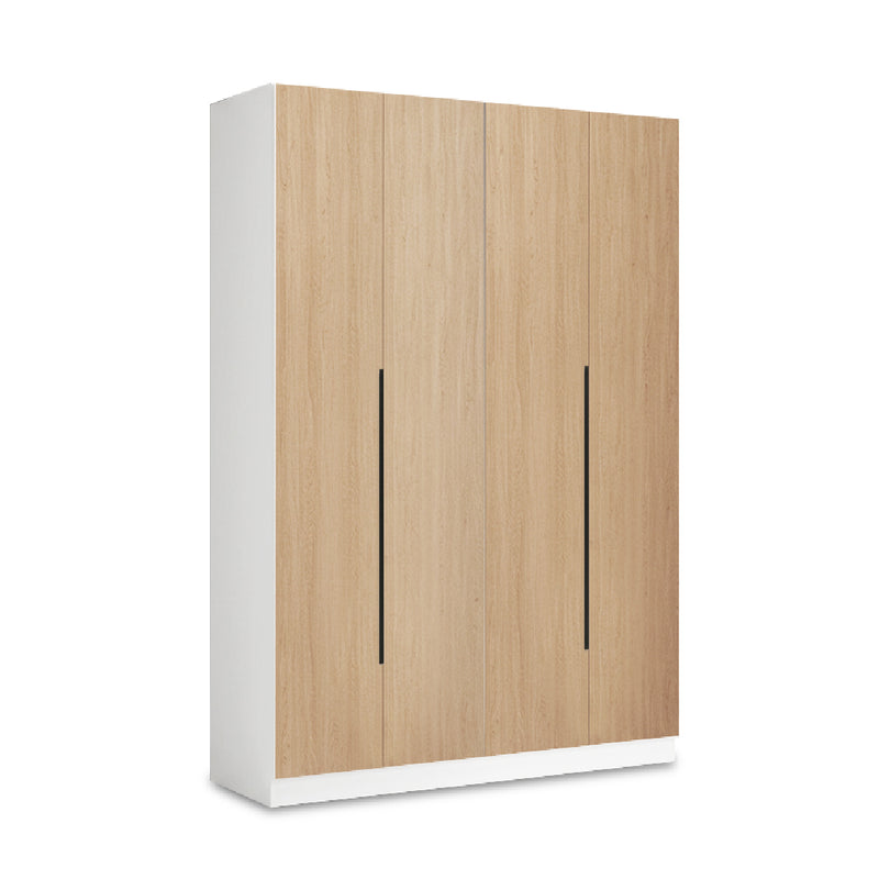 EDOX Teak Wood 4 Door Wardrobe