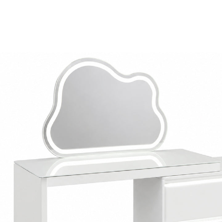 EFLORA Sensor LED Extendable Dresser with Stool
