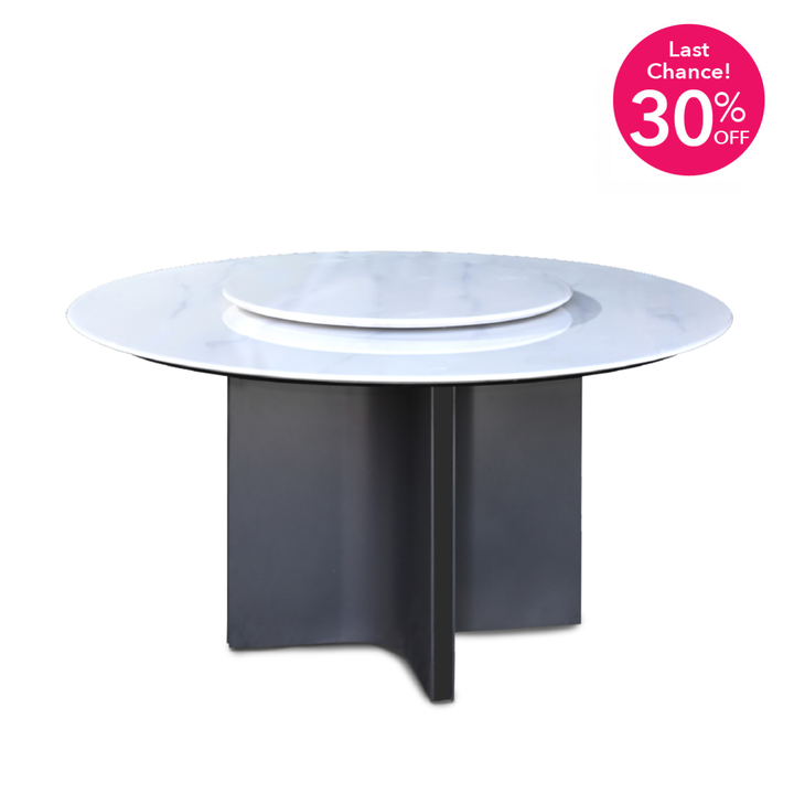 EIRIAN Crystal Marble Dining Table