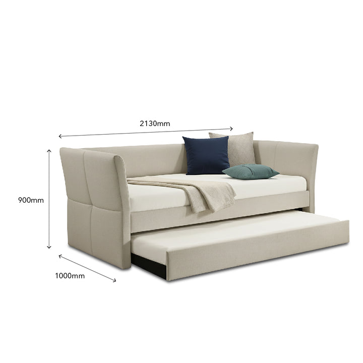 ELLAND Single Pull Out Daybed Cream