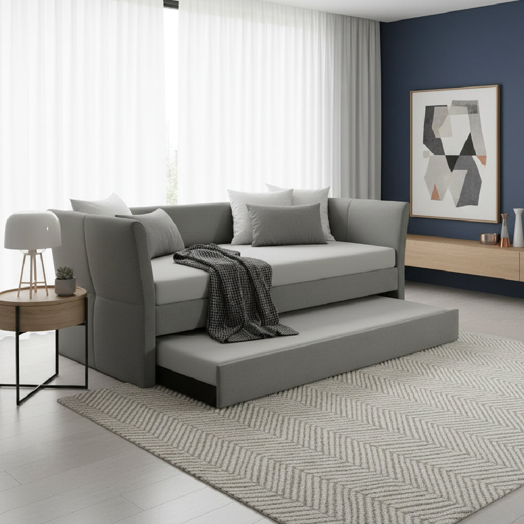 ELLAND Single Pull Out Daybed Grey