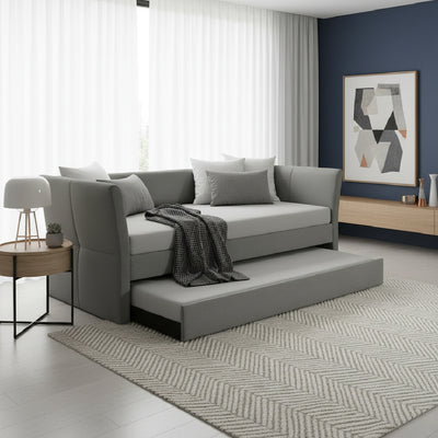 ELLAND Single Pull Out Daybed Grey