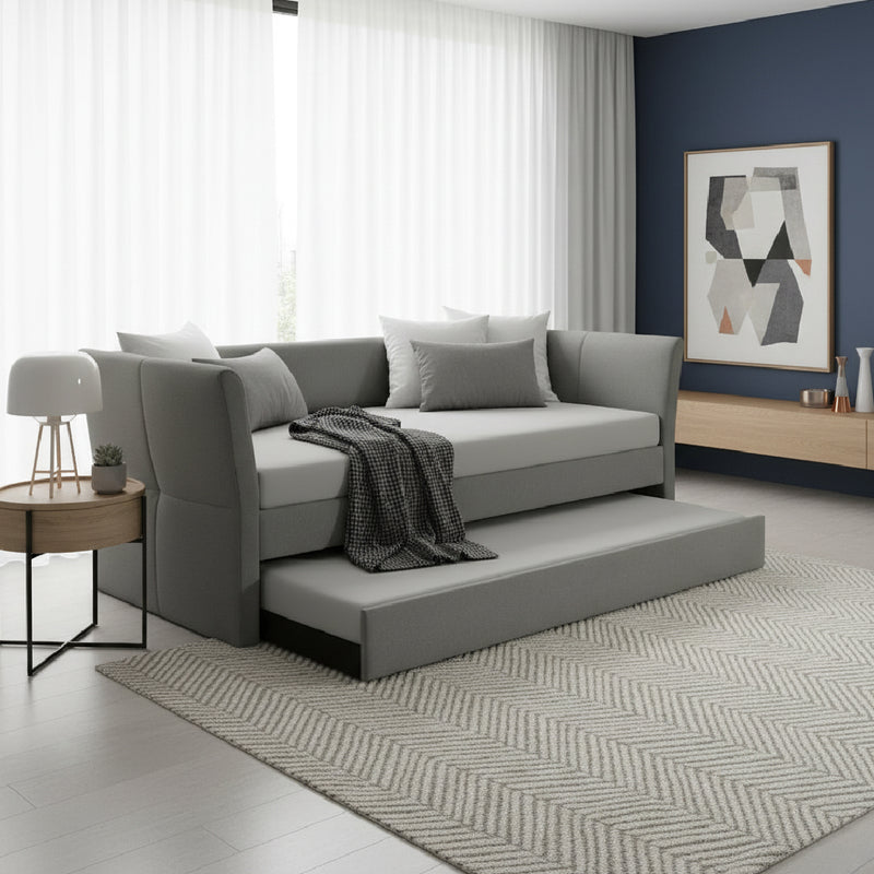 ELLAND Single Pull Out Daybed Grey