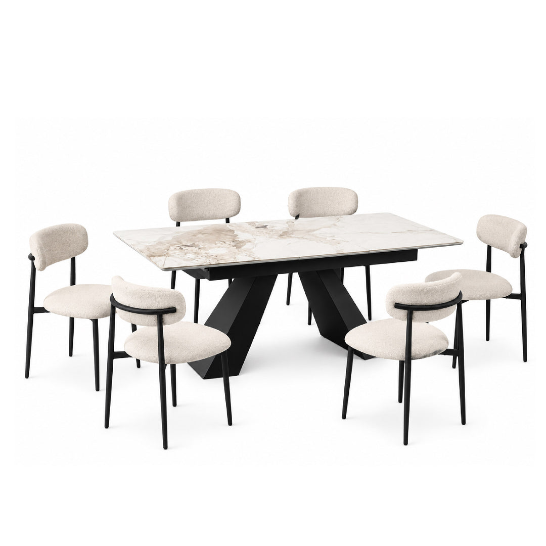 ETHAN Dining Chair Beige