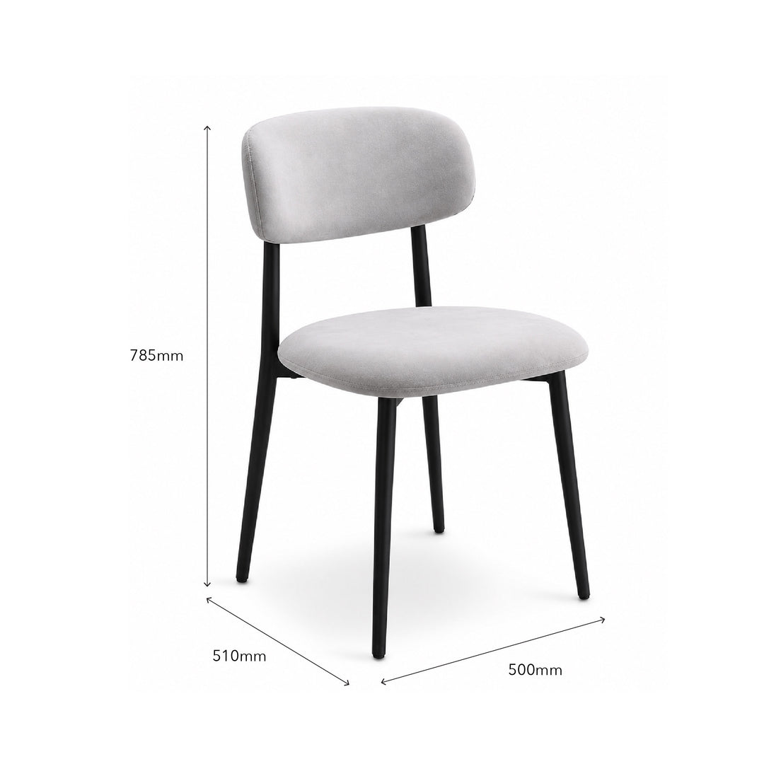 ETHAN Extendable Dining Set Grey